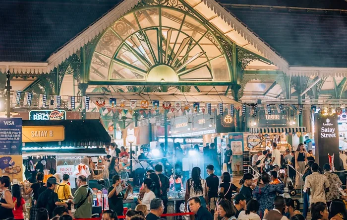 Hawker centre in Singapore